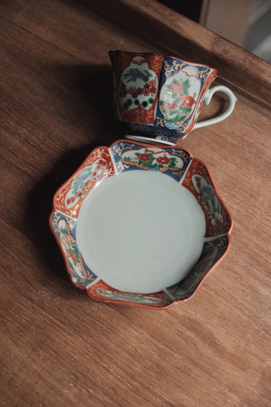 日本製• 有田燒交趾釉滿繪咖啡杯(180ml)