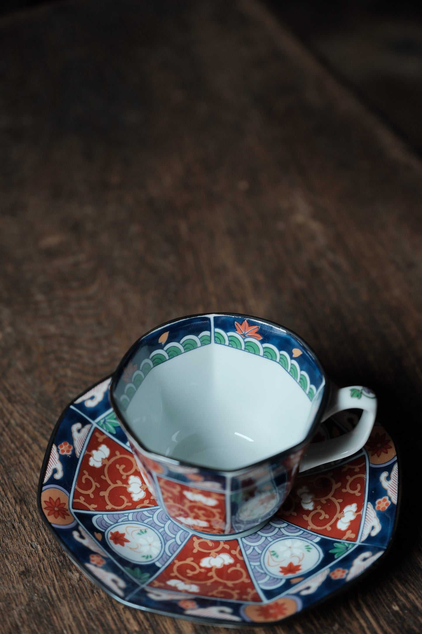 日本製• 伊萬里交趾釉描金咖啡杯(150ml)