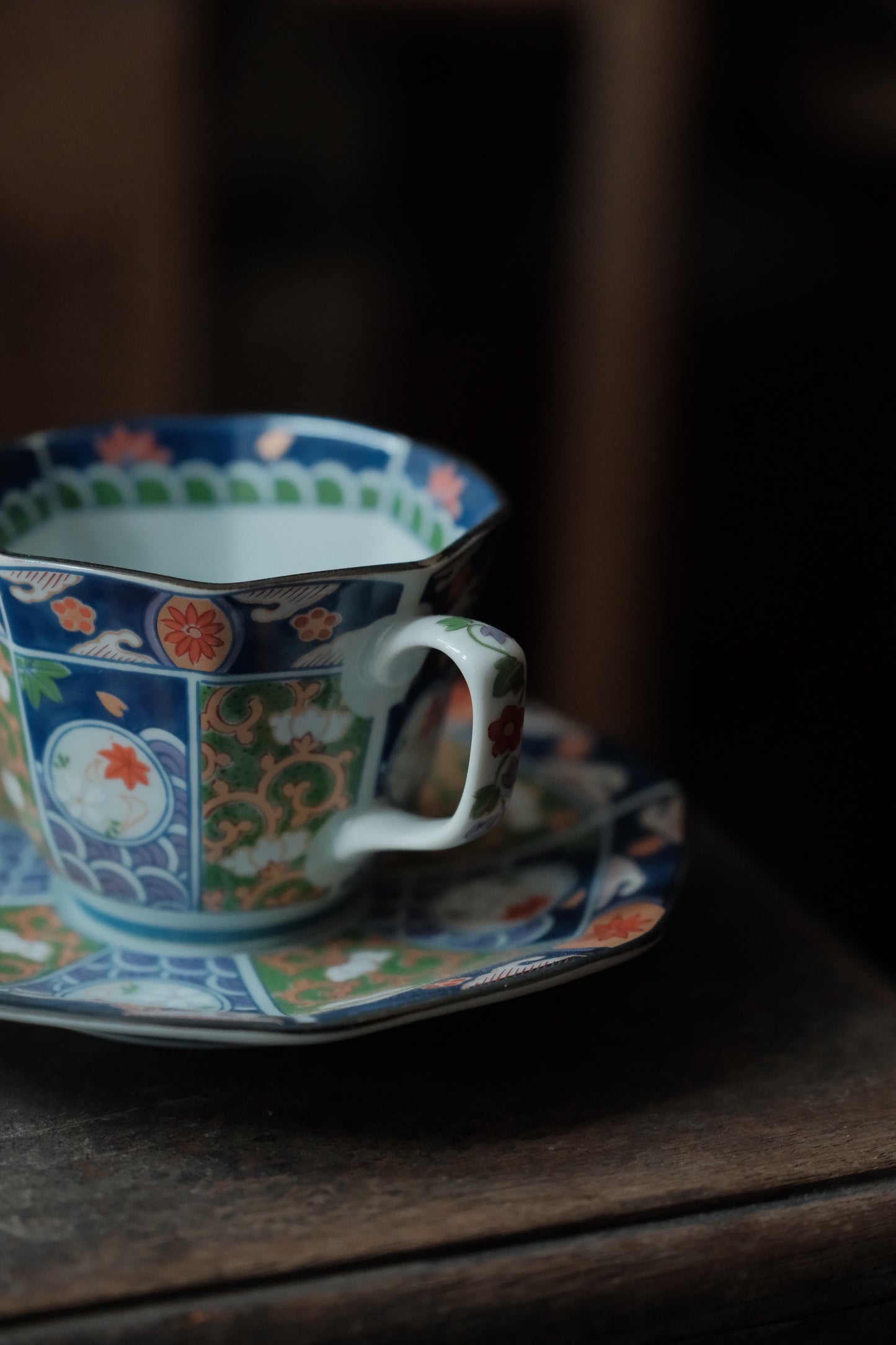 日本製• 伊萬里交趾釉描金咖啡杯(150ml)