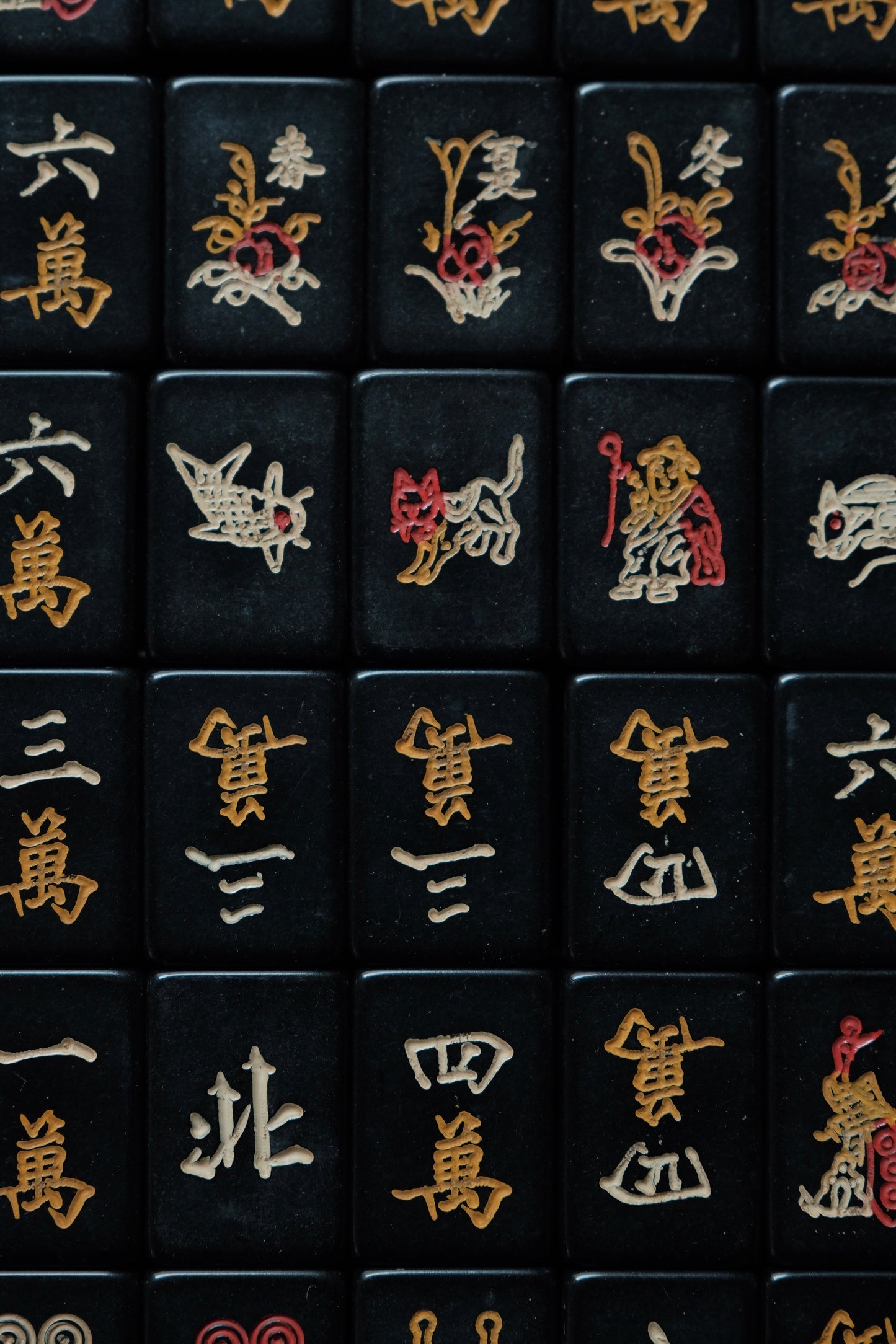 黑色電木人機雕刻貓貓麻雀連原紙盒