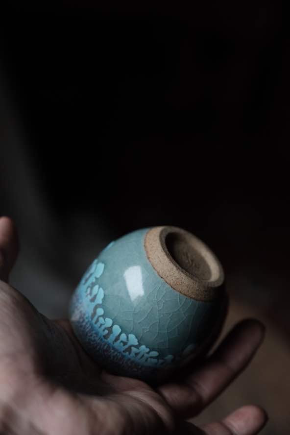 ($80)日本製·流釉陶瓷主人杯(100ml)
