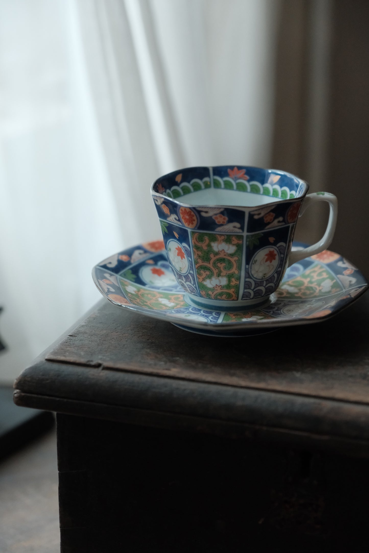 日本製• 伊萬里交趾釉描金咖啡杯(150ml)