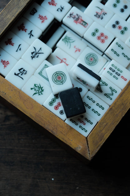 ($680)人手雕刻膠黑背小型麻雀連木盒 貓牌