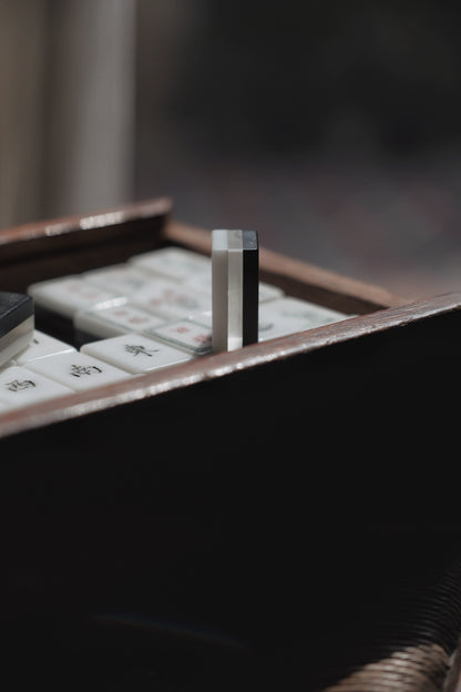 Vintage hand-carved Mahjong tiles (1970s)